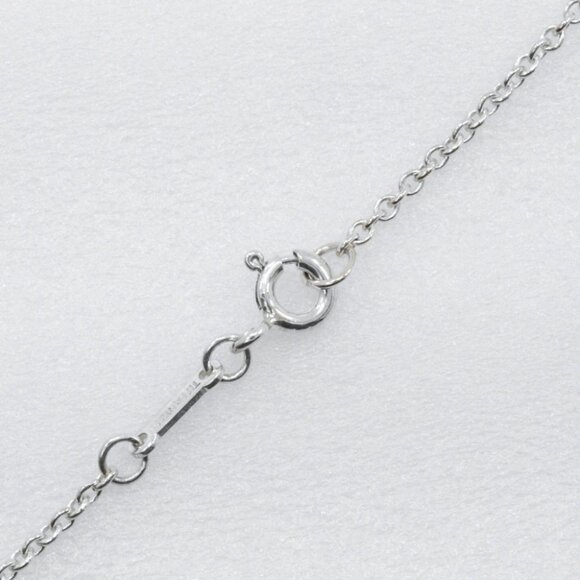 TIFFANY&Co. Open heart Necklace Elsa Peretti Silver925 heart 4.6g Women - Picture 5 of 10